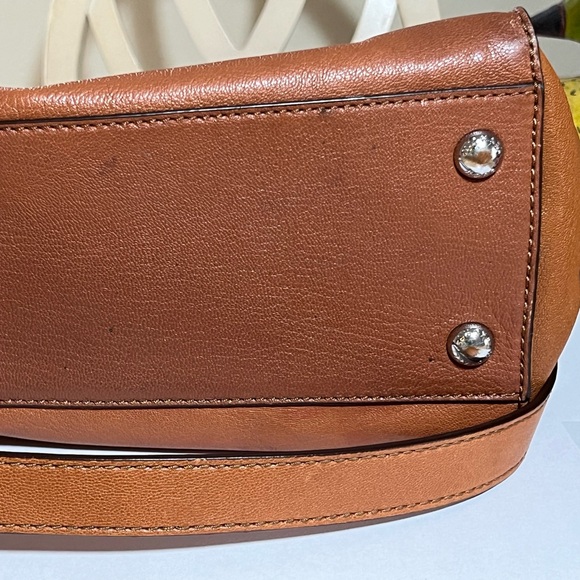 Michael Kors Hamilton Tan Cognac Tote Bag - Picture 5 of 8